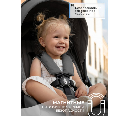 Прогулочная коляска Sweet Baby SBL Elegante Therma, Dark Grey