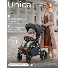 Прогулочная коляска Sweet Baby SBL Unica, Dark Grey