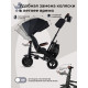 Трехколесный детский велосипед Qplay S702 Sprinter S Max Black (Lux/Black) (Черный)