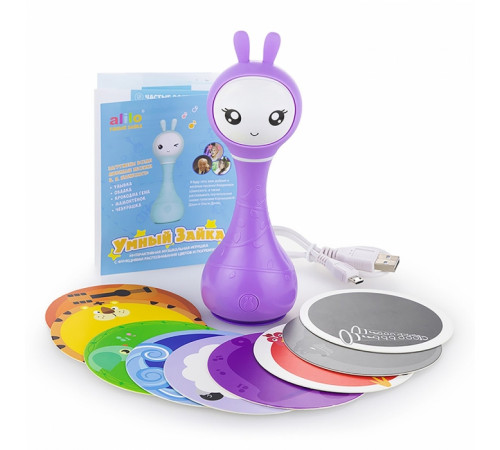 Музыкальная игрушка Зайка alilo R1 фиолетовый