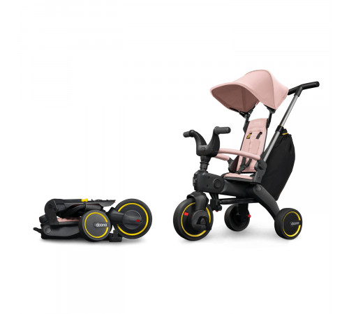 Детский складной трехколесный велосипед Doona Liki Trike S3, Blush Pink