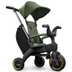 Детский складной трехколесный велосипед Doona Liki Trike S3, Desert Green