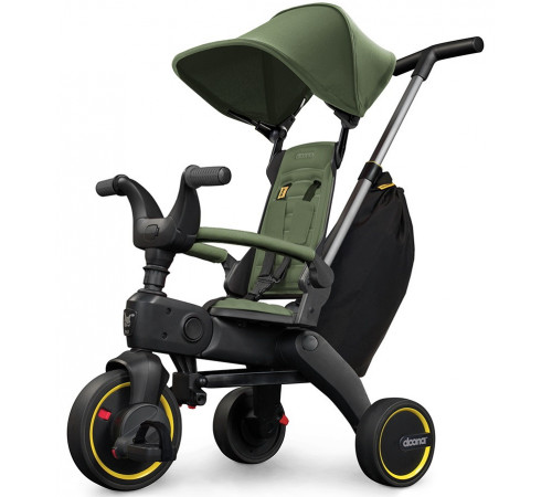 Детский складной трехколесный велосипед Doona Liki Trike S3, Desert Green