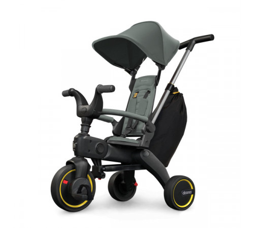 Детский складной трехколесный велосипед Doona Liki Trike S3, Slate Green