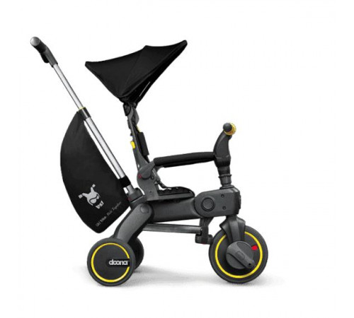 Детский складной трехколесный велосипед Doona Liki Trike S5, Nitro Black