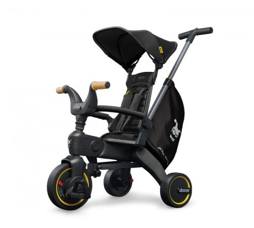 Детский складной трехколесный велосипед Doona Liki Trike S5, Nitro Black