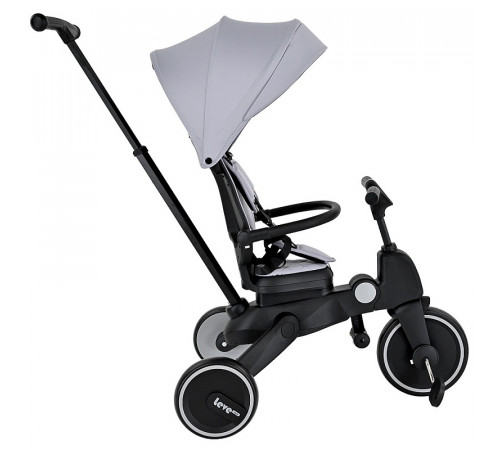 Детский складной трехколесный велосипед Pituso Leve Lux, Grey