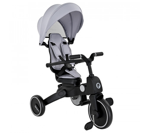 Детский складной трехколесный велосипед Pituso Leve Lux, Grey