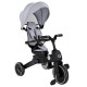 Детский складной трехколесный велосипед Pituso Leve Lux, Grey