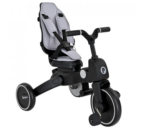 Детский складной трехколесный велосипед Pituso Leve Lux, Grey