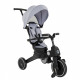 Детский складной трехколесный велосипед Pituso Leve Lux, Grey