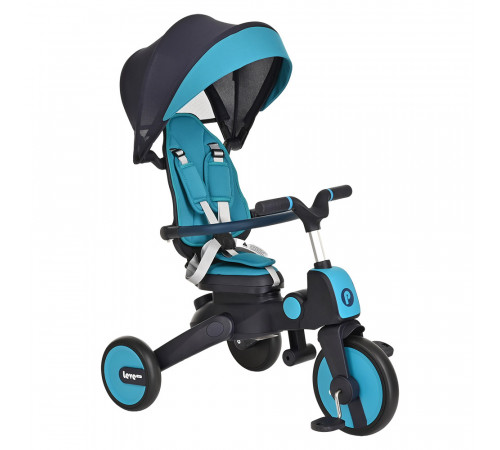 Детский складной трехколесный велосипед Pituso Leve Lux, Ice Blue