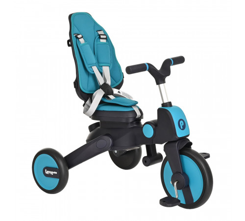 Детский складной трехколесный велосипед Pituso Leve Lux, Ice Blue