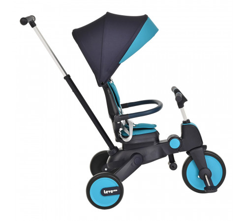 Детский складной трехколесный велосипед Pituso Leve Lux, Ice Blue