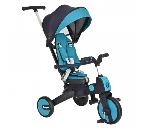 Детский складной трехколесный велосипед Pituso Leve Lux, Ice Blue