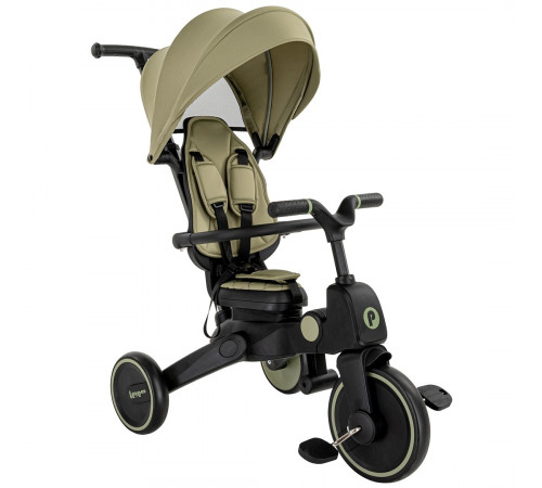 Детский складной трехколесный велосипед Pituso Leve Lux, Khaki