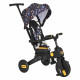 Детский складной трехколесный велосипед Pituso Leve Lux, Navy Black