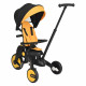 Детский складной трехколесный велосипед Pituso Leve Lux, Yellow Black