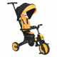 Детский складной трехколесный велосипед Pituso Leve Lux, Yellow Black