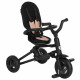 Детский складной трехколесный велосипед Qplay Nova Plus, Beige Black