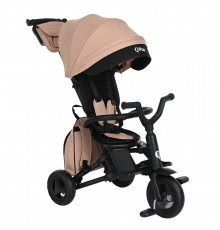 Детский складной трехколесный велосипед Qplay Nova Plus, Beige Black