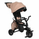 Детский складной трехколесный велосипед Qplay Nova Plus, Beige Black