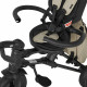Детский складной трехколесный велосипед Qplay Nova Plus Carbon fiber Beige