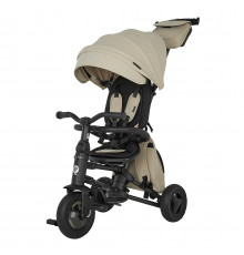 Детский складной трехколесный велосипед Qplay Nova Plus, Carbon fiber Beige