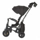 Детский складной трехколесный велосипед Qplay Nova Plus Carbon fiber Black