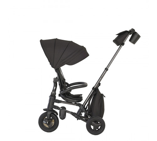 Детский складной трехколесный велосипед Qplay Nova Plus Carbon fiber Black