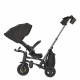 Детский складной трехколесный велосипед Qplay Nova Plus Carbon fiber Black