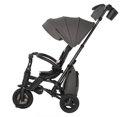 Детский складной трехколесный велосипед Qplay Nova Plus Carbon fiber Dark Grey