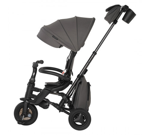 Детский складной трехколесный велосипед Qplay Nova Plus Carbon fiber Dark Grey