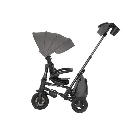 Детский складной трехколесный велосипед Qplay Nova Plus Carbon fiber Dark Grey