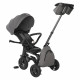 Детский складной трехколесный велосипед Qplay Nova Plus Carbon fiber Dark Grey