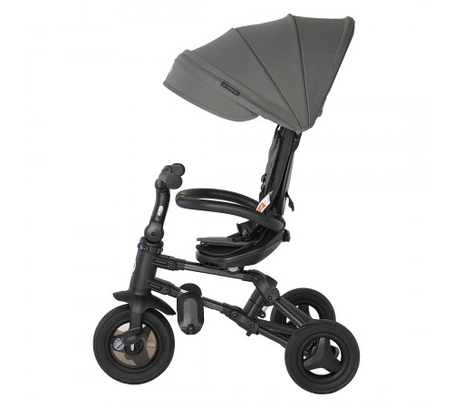 Детский складной трехколесный велосипед Qplay Nova Plus Carbon fiber Dark Grey
