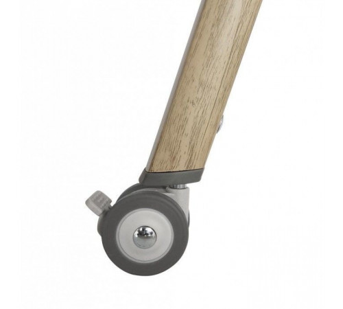 Колыбель Tutti Bambini CoZee c колёсами, Oak and Charcoal