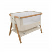 Колыбель Tutti Bambini CoZee c колёсами, Scandinavian Walnut and Ecru