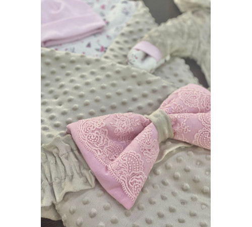 Комплект на выписку Агуша, Beige-Pink (весна-осень)