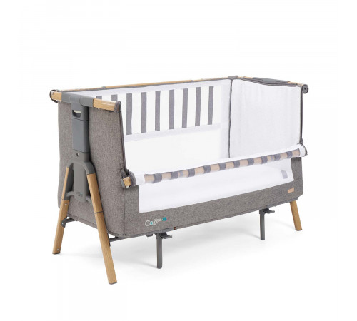 Кровать-трансформер приставная Tutti Bambini CoZee XL, Oak and Charcoal