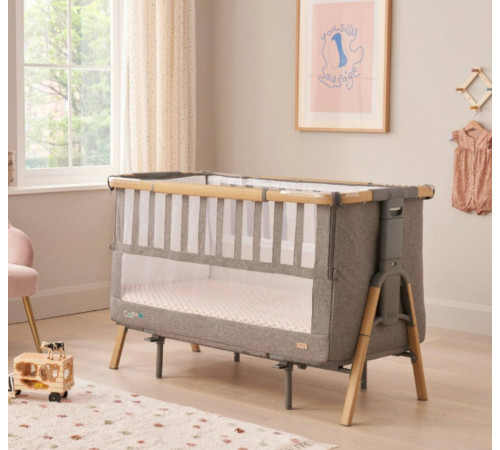 Кровать-трансформер приставная Tutti Bambini CoZee XL, Oak and Charcoal