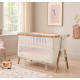 Кровать-трансформер приставная Tutti Bambini CoZee XL, Scandinavian Walnut and Ecru