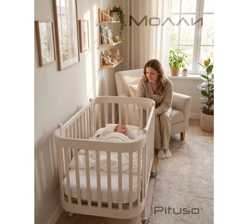 Детская кровать Pituso Molly, Капучино