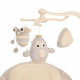 Электронные качели Pituso Marbella, Beige Bear