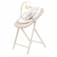 Стульчик для кормления Carrello Tenero CRL-9507, Olympus Beige Wooden (Бежевый с рамой под дерево)
