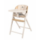 Стульчик для кормления Carrello Tenero CRL-9507, Olympus Beige Wooden (Бежевый с рамой под дерево)