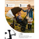 Трехколесный детский велосипед QPlay Rider Max, Black (Oxford/Matte Black)