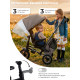 Трехколесный детский велосипед QPlay Rider Max, Dark Beige (Oxford/Matte Dark Beige)
