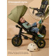 Трехколесный детский велосипед QPlay Rider Max, Olive Green (Oxford/Matte Green)