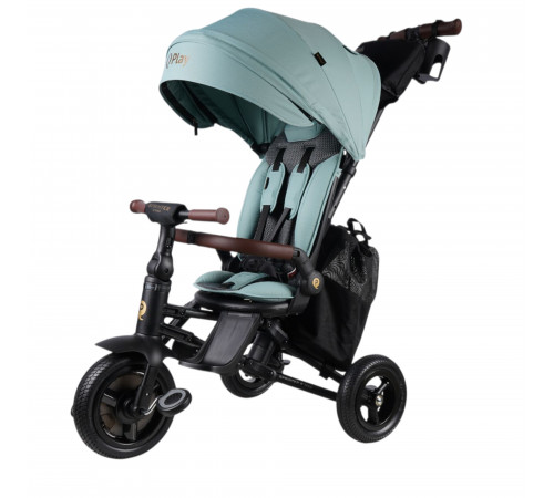 Трехколесный детский велосипед Qplay S702 Sprinter S Max Mint (Lux/Black) (Мятный)